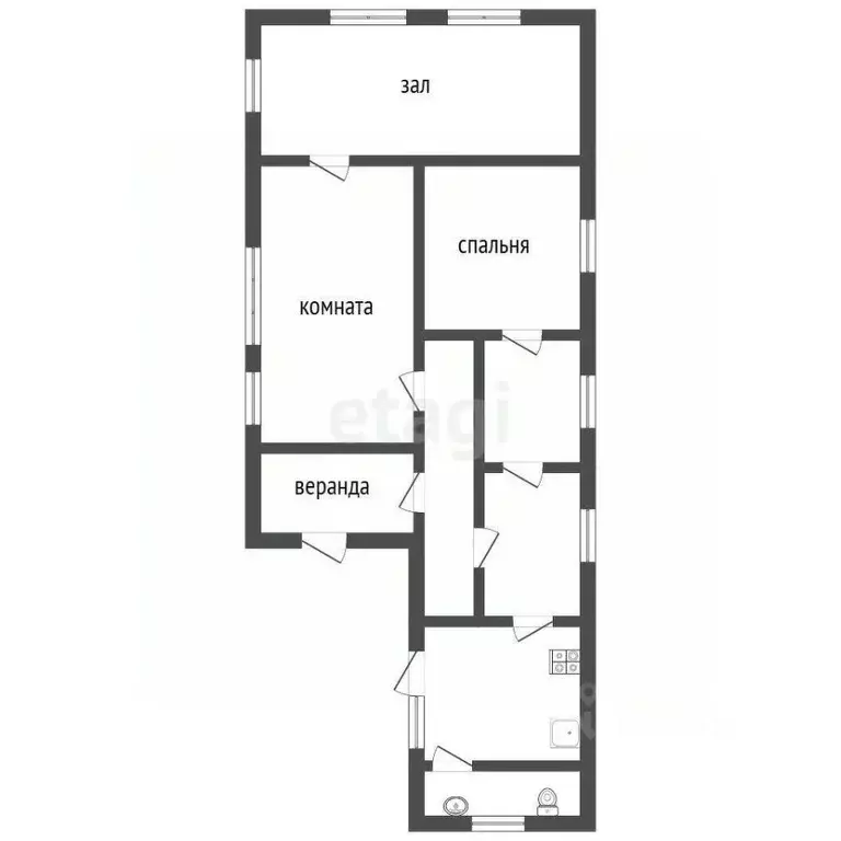 Дом в Ростовская область, Батайск Кооперативная ул. (60 м) - Фото 2