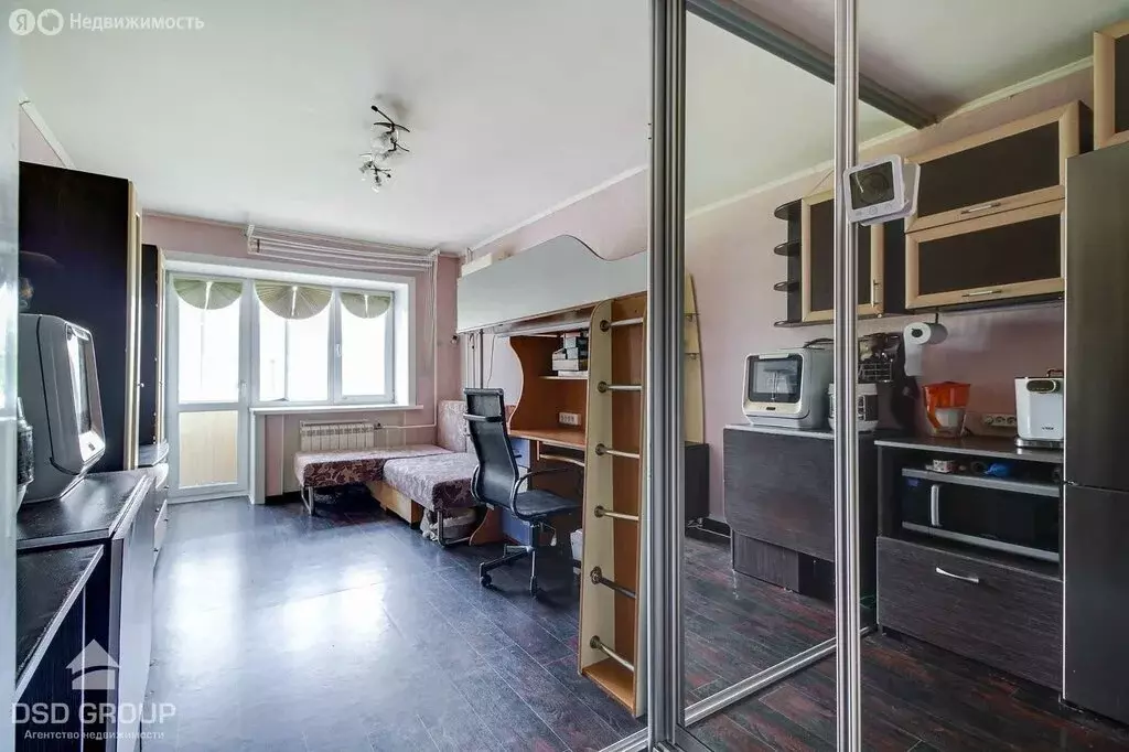 1к в -комнатной квартире (16.8 м) - Фото 0
