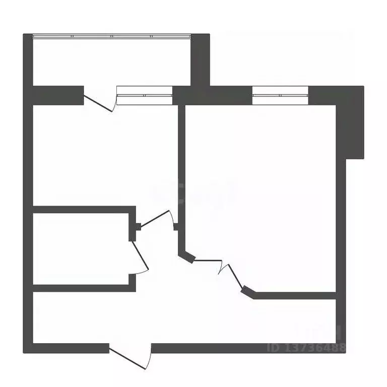 1-к кв. Амурская область, Благовещенск Заводская ул., 2 (41.9 м) - Фото 2