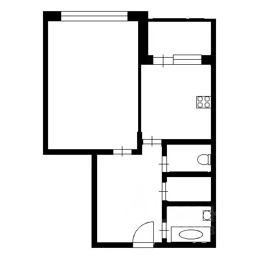 1-к кв. Воронежская область, Воронеж Краснознаменная ул., 57/1 (44.0 ... - Фото 2