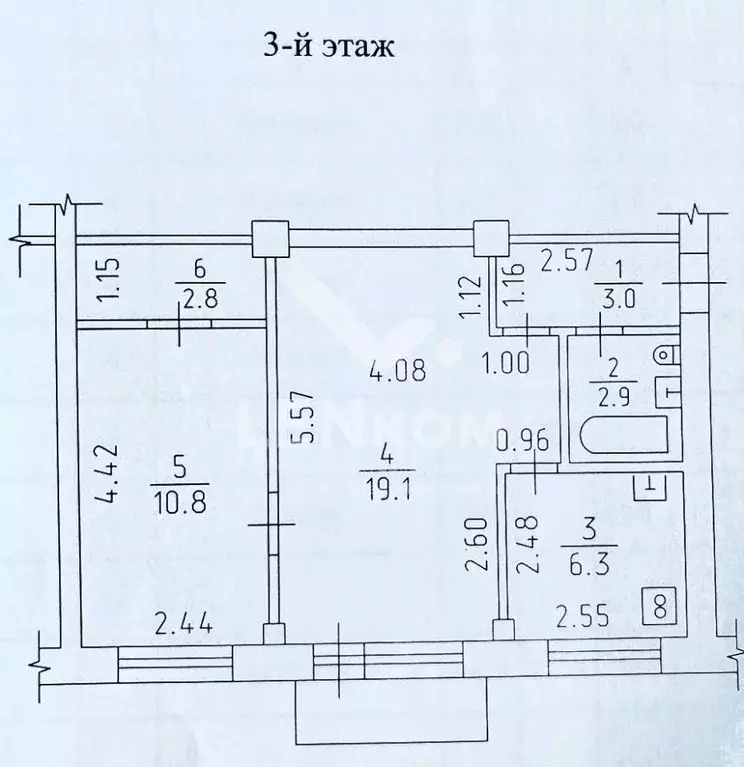 2-к кв. Удмуртия, Ижевск ул. Дзержинского, 10 (44.9 м) - Фото 1