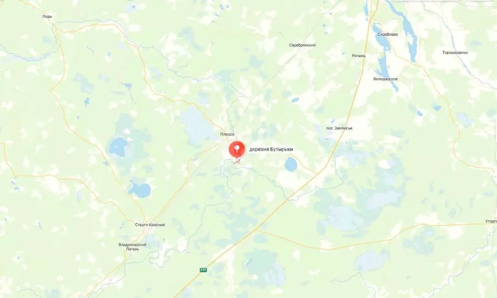 Участок в Псковская область, Плюсский муниципальный округ, д. Бутырьки ... - Фото 1