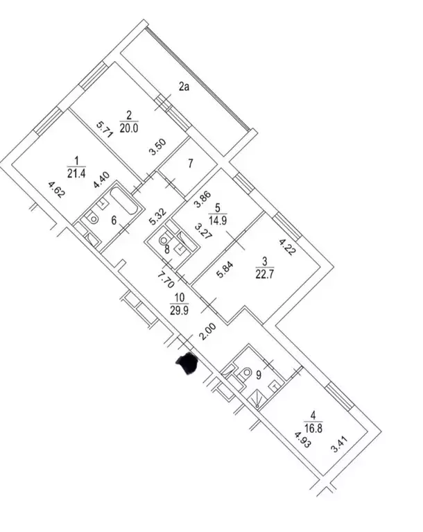 4-к кв. Москва Мосфильмовская ул., 55 (144.8 м) - Фото 1