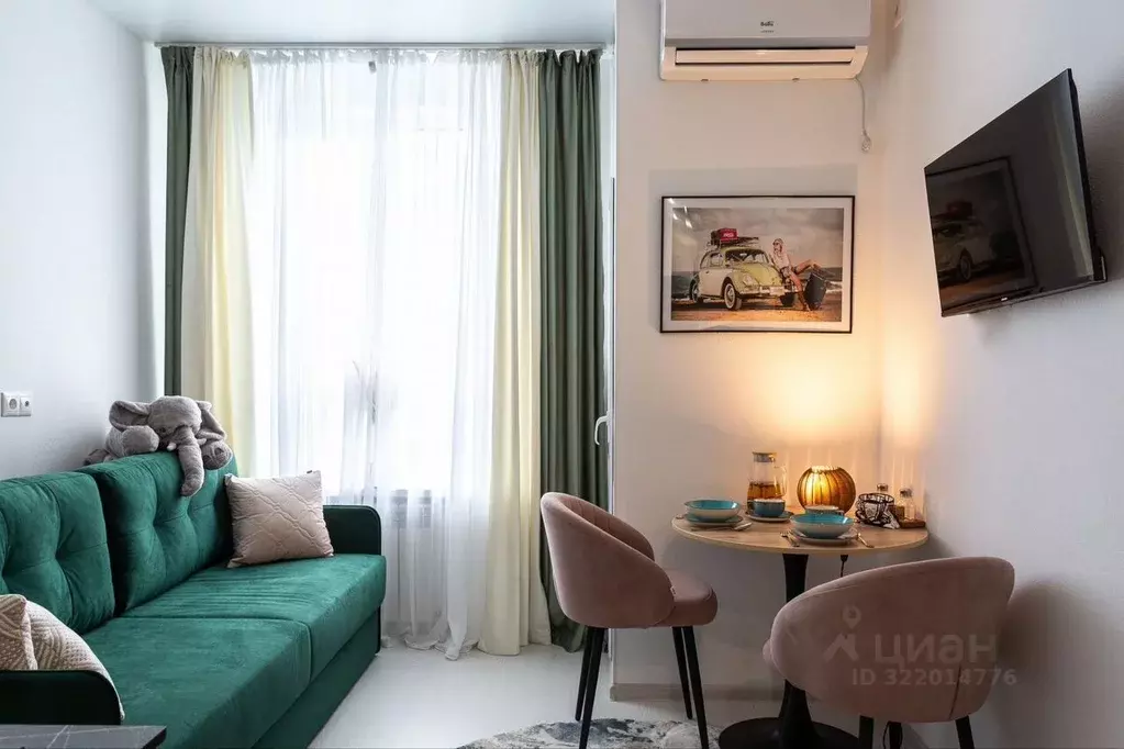 Студия Краснодарский край, Сочи Бытха мкр, ул. Ясногорская, 16/8к3 ... - Фото 2