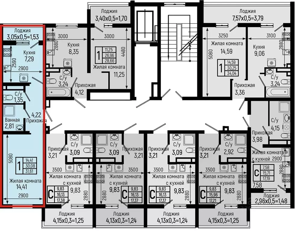 1-к кв. Краснодарский край, Туапсинский муниципальный округ, с. Небуг ... - Фото 2