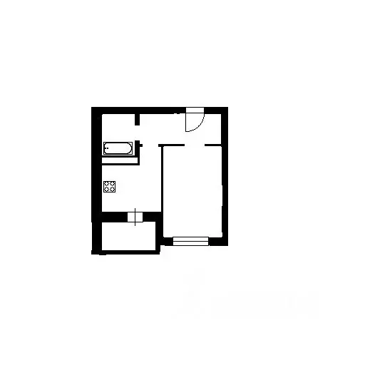 1-к кв. Свердловская область, Среднеуральск Набережная ул., 2г (38.0 ... - Фото 2