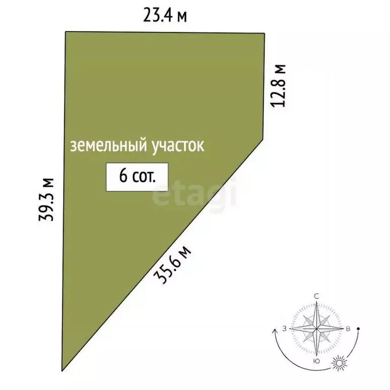 Участок в Крым, Сакский район, с. Суворовское  (6.0 сот.) - Фото 1