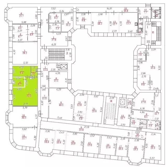 Офис в Москва Столовый пер., 6 (49 м) - Фото 2