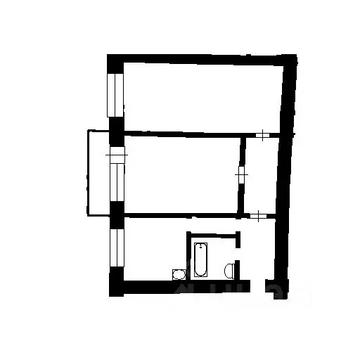 2-к кв. Московская область, Химки Московская ул., 18 (42.0 м) - Фото 1