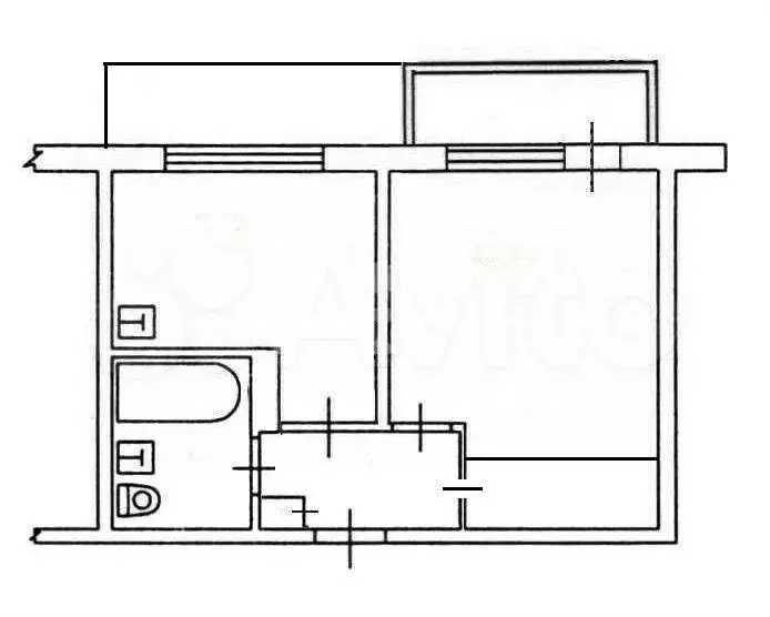 1-к. квартира, 31 м, 2/9 эт. - Фото 0