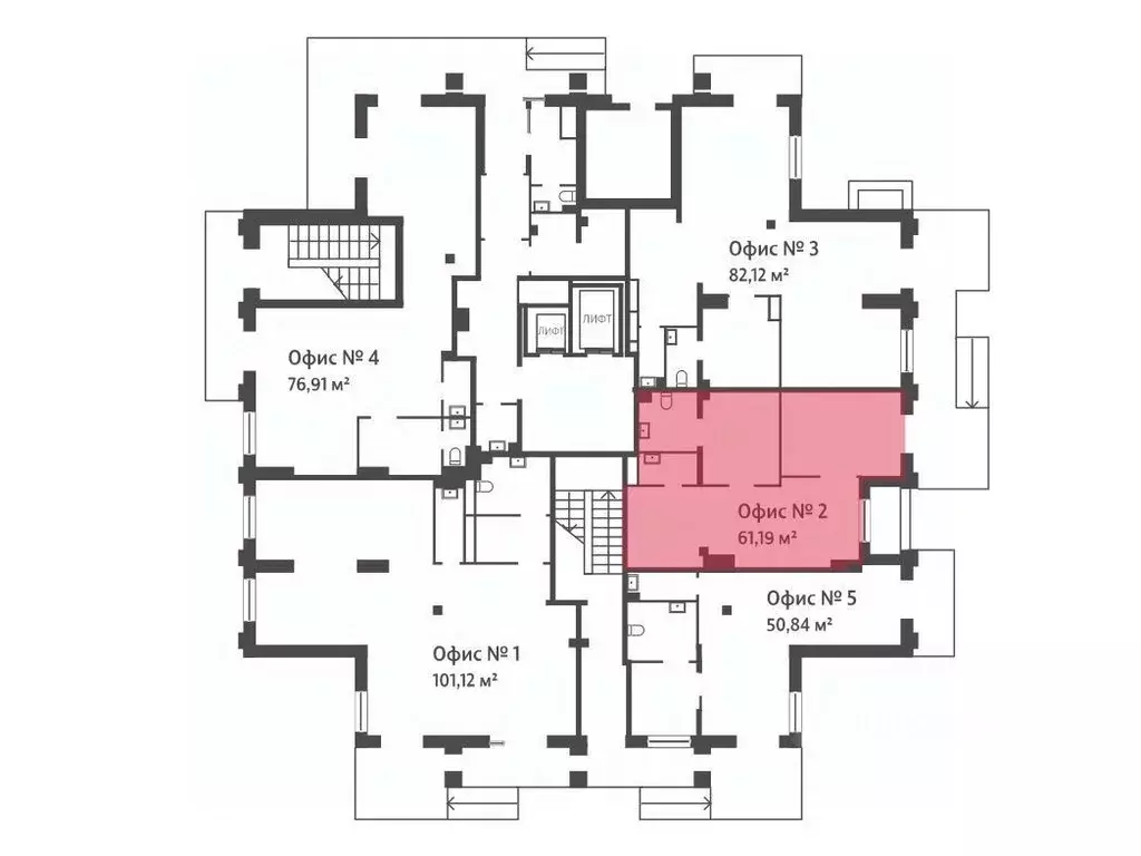 Помещение свободного назначения в Санкт-Петербург наб. Миклухо-Маклая, ... - Фото 2