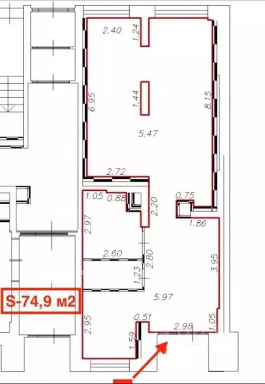 Помещение свободного назначения в Москва Тагильская ул., 4В (75 м) - Фото 1