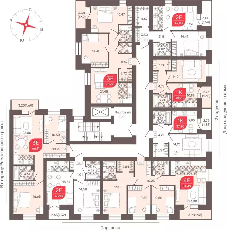 2-комнатная квартира: Чита, микрорайон Романовский, 31 (38.25 м) - Фото 1
