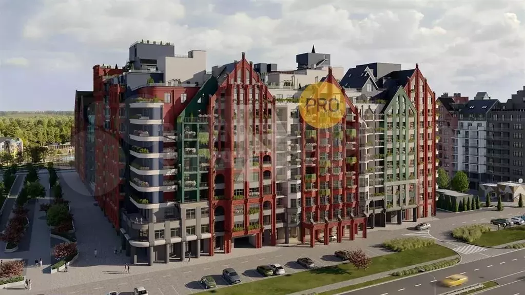 2-к. квартира, 65,8 м, 8/13 эт. - Фото 0