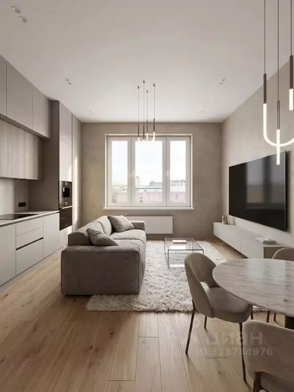 2-к кв. Татарстан, Казань ул. Николая Ершова, 65В (44.0 м) - Фото 1