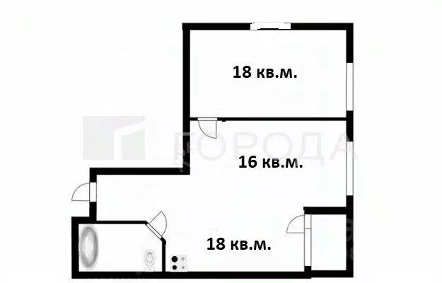 2-к кв. Новосибирская область, Новосибирск Вилюйская ул., 17 (67.6 м) - Фото 1