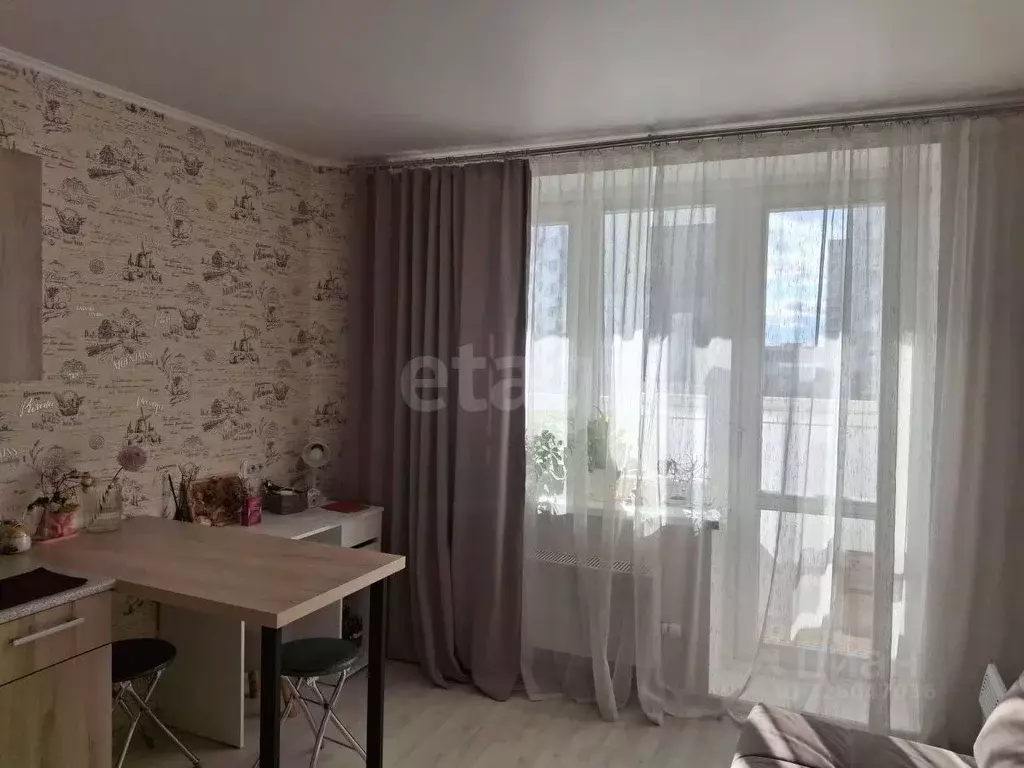 Студия Тюменская область, Тюмень ул. Валентины Трофимовой, 3 (28.0 м) - Фото 1