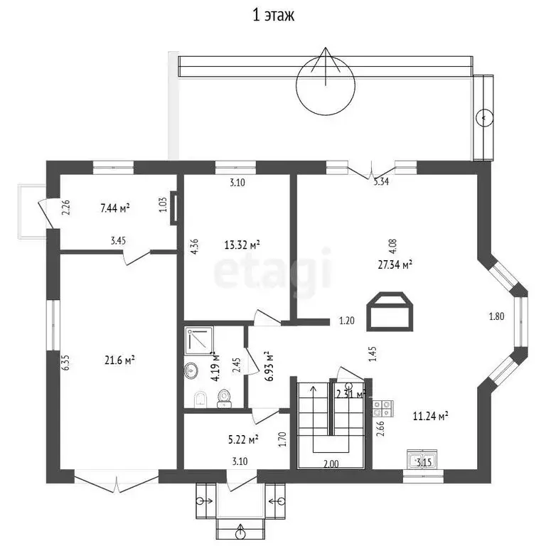 Дом в Калужская область, Бабынинский муниципальный округ, сельское ... - Фото 2