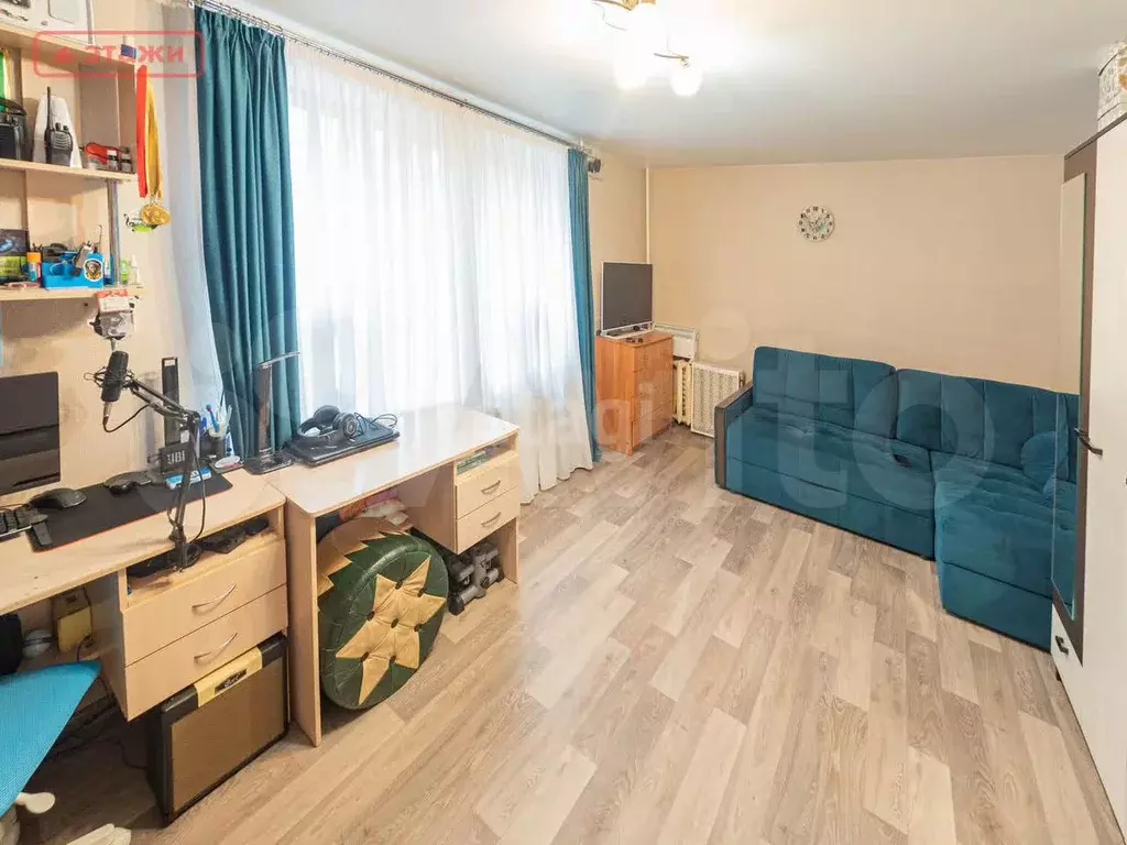 1-к. квартира, 33 м, 1/5 эт. - Фото 1