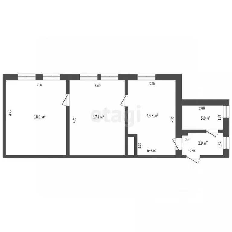 3-к кв. Краснодарский край, Геленджик городской округ, с. Береговое ... - Фото 1