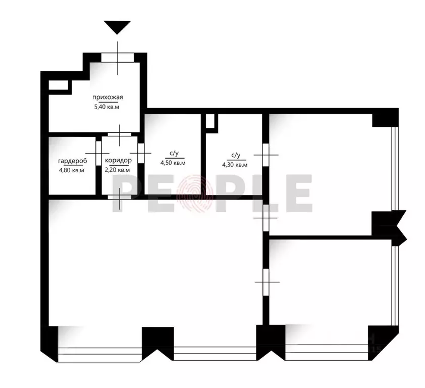 Квартира, 3 комнаты, 78 м - Фото 0