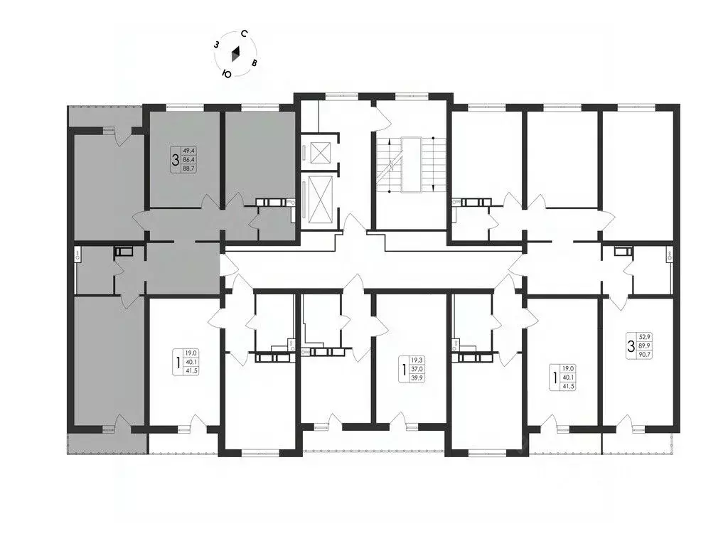 3-к кв. Воронежская область, Воронеж Первое Мая мкр, Май жилой ... - Фото 2