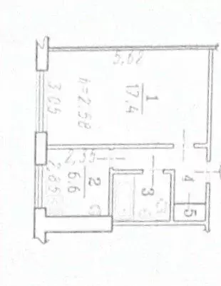 1-к кв. Омская область, Омск Заозерный мкр, просп. Менделеева, 38 ... - Фото 2