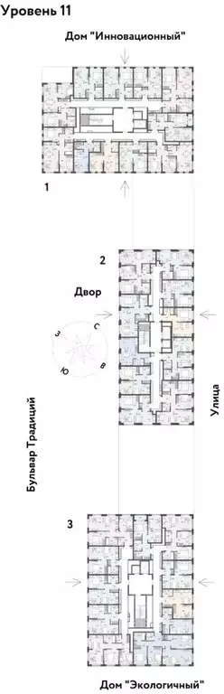 4-к кв. Тюменская область, Тюмень ул. Андрея Кореневского, 3к2 (79.18 ... - Фото 1