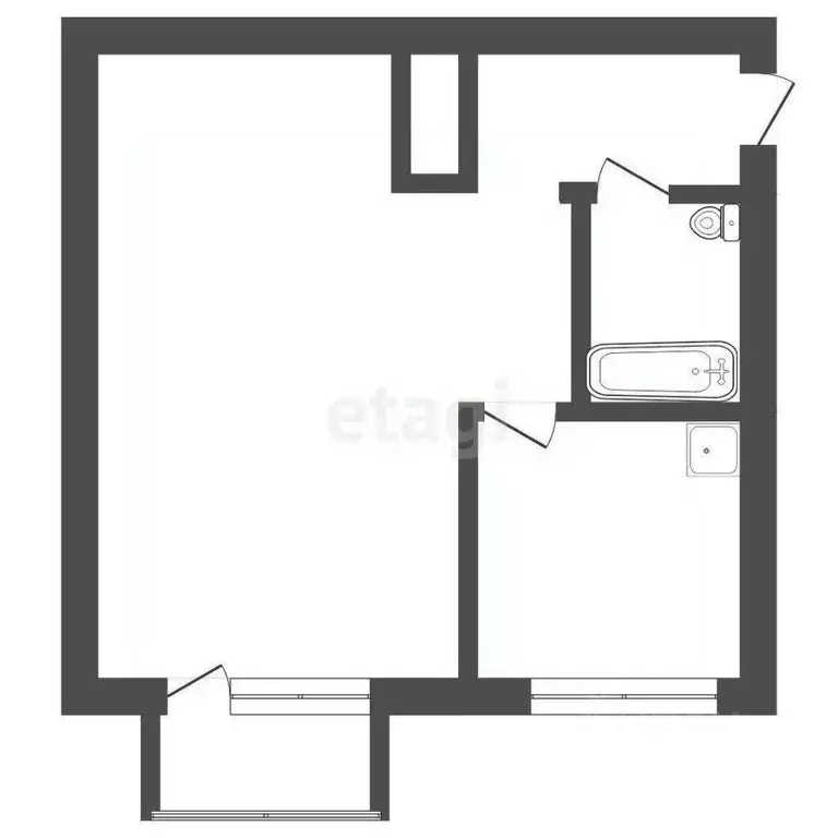 1-к кв. Челябинская область, Озерск ул. Космонавтов, 14 (31.5 м) - Фото 2