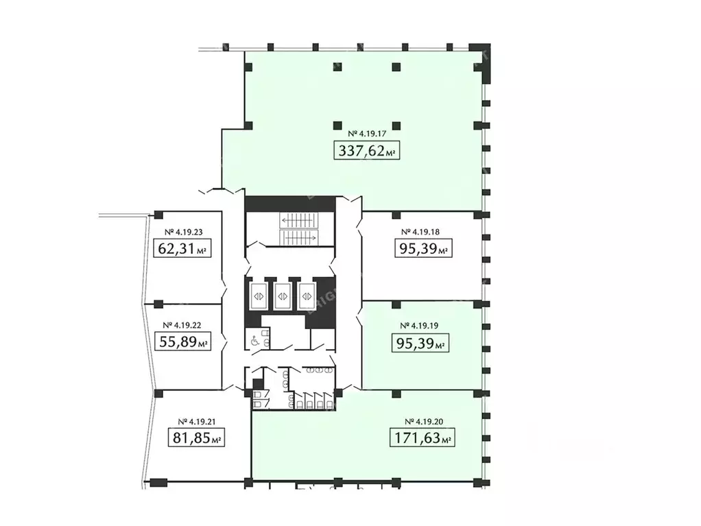 Офис в Санкт-Петербург Левашовский просп., 13И (605 м) - Фото 2