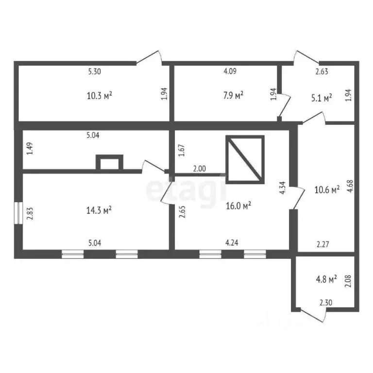 Дом в Калужская область, Мещовский муниципальный округ, Серпейск ... - Фото 2