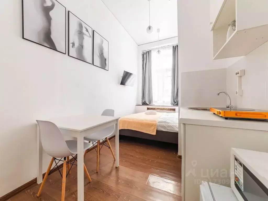 Студия Санкт-Петербург Коломенская ул., 10 (25.0 м) - Фото 0