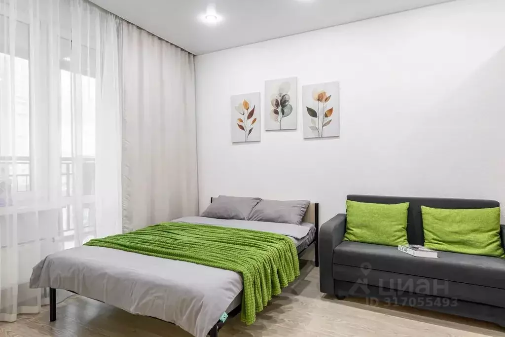 1-к кв. Татарстан, Казань ул. Родины, 26Е (30.0 м) - Фото 1