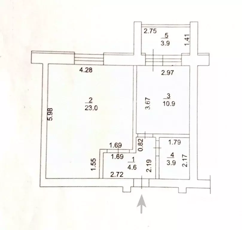 1-к кв. Башкортостан, Салават ул. Калинина, 110 (44.3 м) - Фото 1