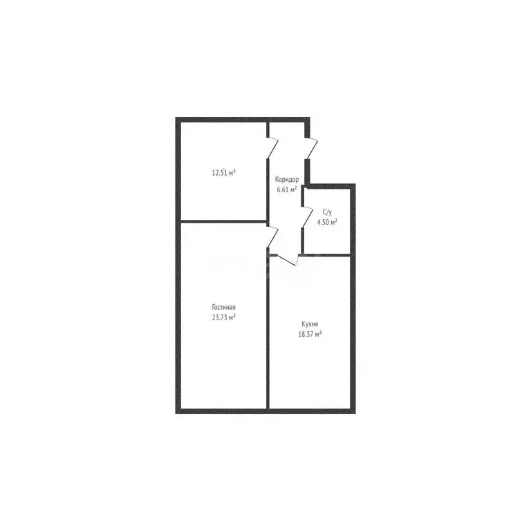 2-комнатная квартира: Махачкала, Халимбекаульская улица, 33Бк4 (64 м) - Фото 1