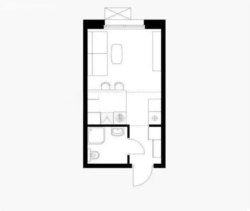 Квартира-студия: Южно-Сахалинск, жилой комплекс Уюн Парк, 2 (21 м) - Фото 1