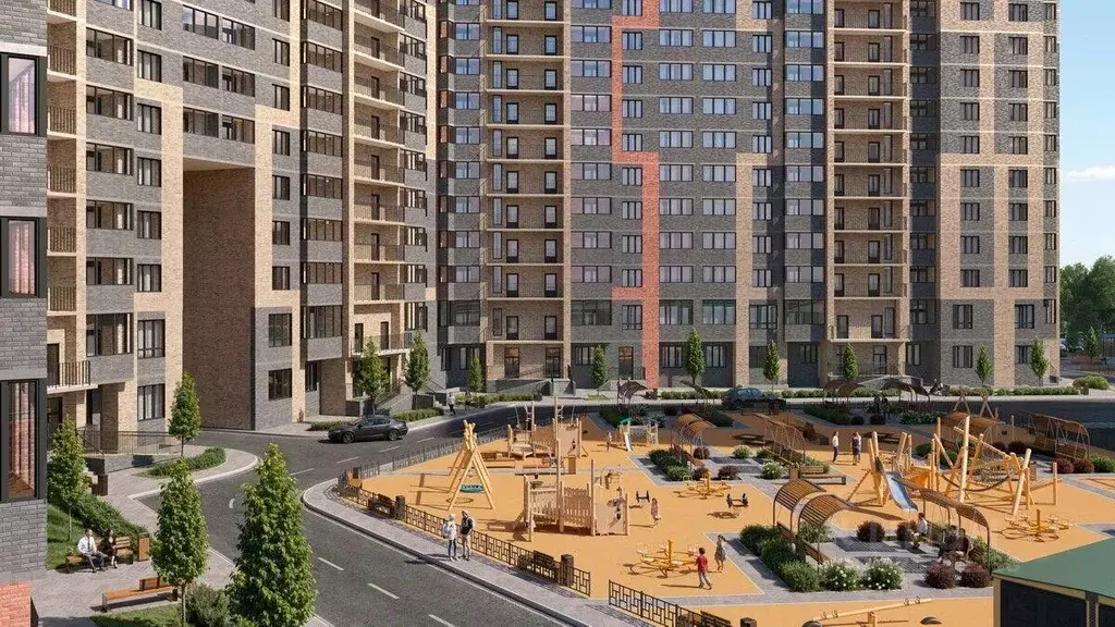 1-к кв. Краснодарский край, Краснодар Догма Парк мкр, ул. Марины ... - Фото 2