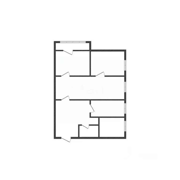 4-к кв. Курганская область, с. Кетово ул. Космонавтов, 44 (62.8 м) - Фото 2