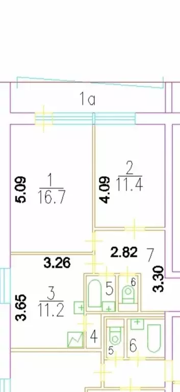 2-к кв. Москва ул. Маршала Захарова, 13 (51.0 м) - Фото 1