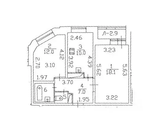 2-к кв. Санкт-Петербург Хасанская ул., 2к1 (51.7 м) - Фото 1