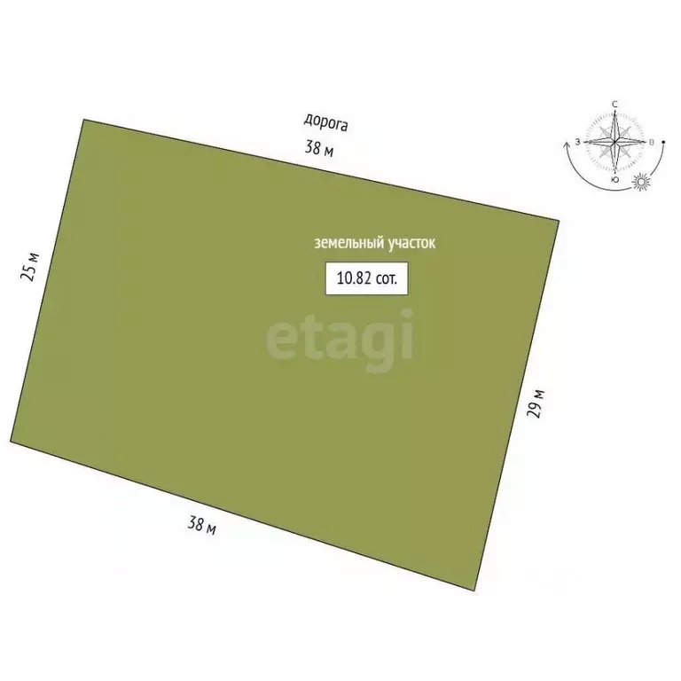 Участок в Тюменская область, Нижнетавдинский муниципальный округ, ... - Фото 1