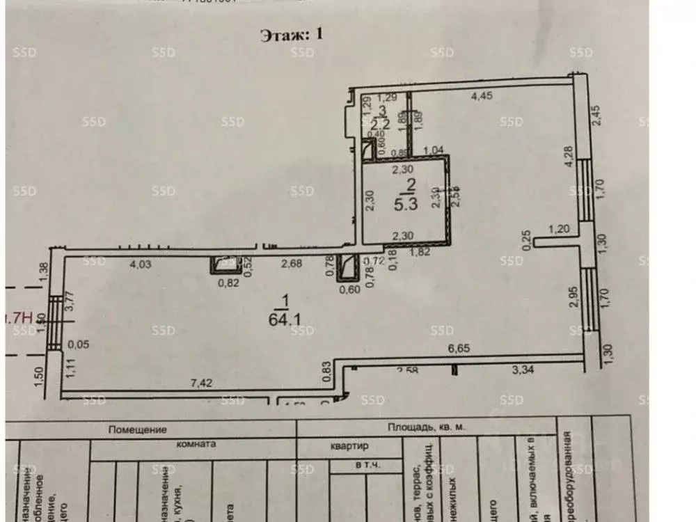 Торговая площадь в Москва Тагильская ул., 2к1 (72 м) - Фото 2