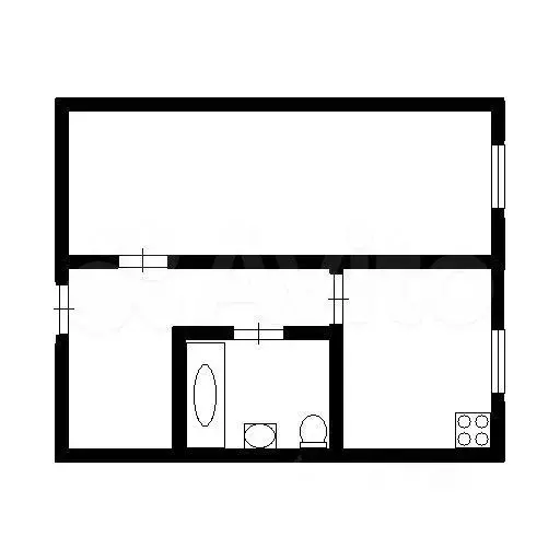 1-к. квартира, 22 м, 3/5 эт. - Фото 0