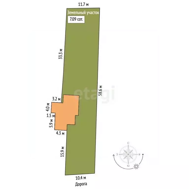 Дом, 107.3 м - Фото 2