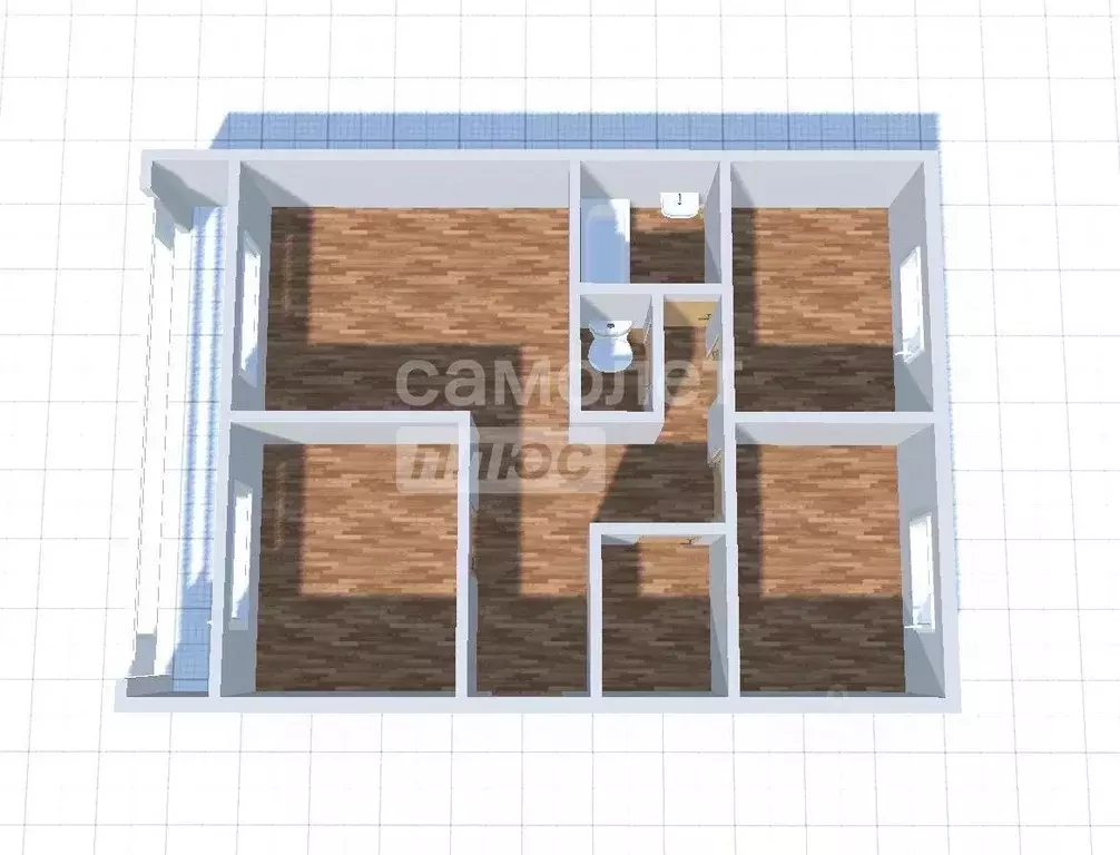 3-к кв. Приморский край, Находка ул. Фрунзе, 12 (62.3 м) - Фото 2