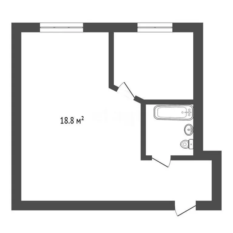 1-комнатная квартира: Благовещенск, улица Ленина, 207/1 (31.6 м) - Фото 1