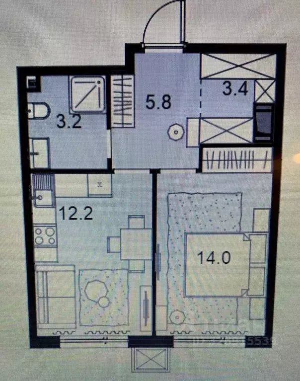 1-к кв. Москва Отрадная ул., 4А (38.7 м) - Фото 1