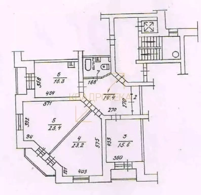 3-к кв. Новосибирская область, Новосибирск ул. Ленина, 28 (100.4 м) - Фото 1