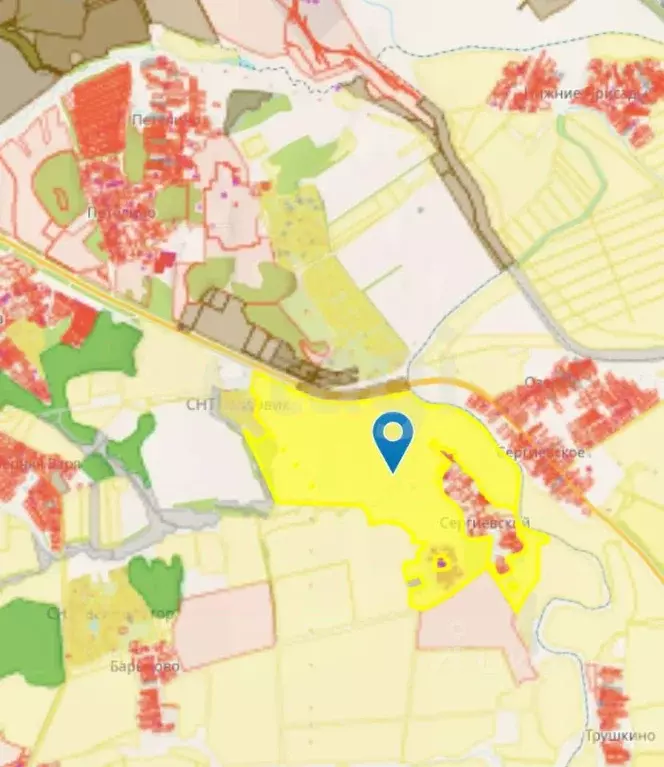 Участок в Тульская область, Тула городской округ, пос. Сергиевский ул. ... - Фото 2