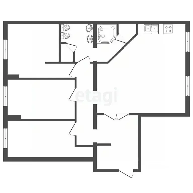 4-к кв. Санкт-Петербург Кузнецовская ул., 30 (107.0 м) - Фото 2